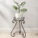 Flowers stand "Lotus Small", D = 25 cm, Copper Antik color