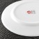 The plate of the lunch share "Tender poppies", d = 25 cm, glass ceramic, white color