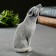 Souvenir "Wolf sitting, howl" 10.2cm