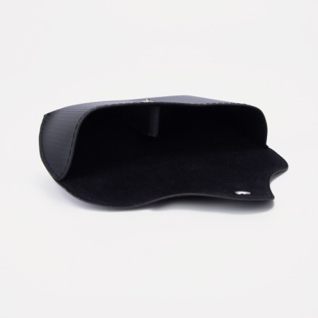 Case for glasses on the button, black color-2