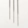 The needle for the filians. No. 36 average 3.5 "/90 (3 teeth on 3 ribs)
