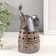 Souvenir Ceramics "Elephant Ethnic Patterns" Brown 8.5x10.5x17 cm