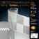 Reflective tape-plate-plate "squares", 5 cm, 1 ± 0.1 m, color gray color