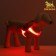 Shleika luminous size m, sling 2.5 cm, og 38-50 cm, 3 glow modes red