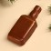 Chocolate bombing with Marshmallow "Russian champagne" in the form of a bottle, 50 g.
