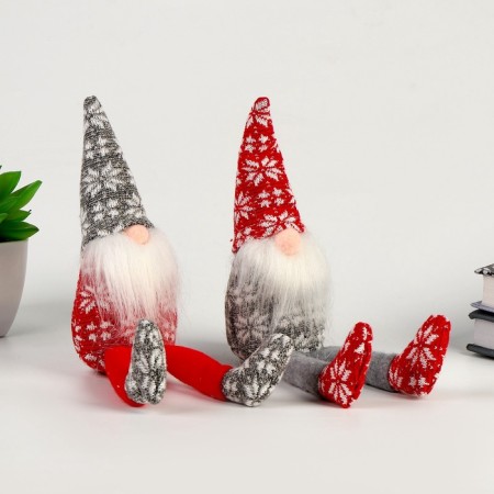 New Year! Soft toy "Gnomik", color mix-4