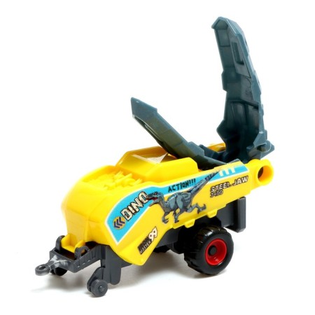 The set of metal machines "Dino Park", with dinosaurs, shoot bullets, mix-9