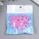 Decor for creativity plastic "Ring for the chain" Pastel Pink set 25 pcs 2.3x1.65 cm