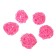 Decorative ball of vines, set of 5 pcs., Size 1 pc. - 3 cm, pink color