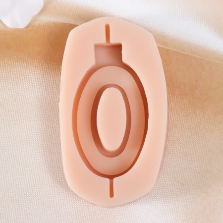 Mold for a candle "zero" 3.9x8.5x1 cm-1