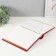 Photo album magnetic 30 sheets 23x28cm "plain red"