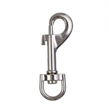 Carabiner with a semicircular base, 6.5 cm (eyeless width 1.4 cm)