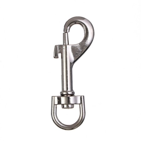 Carabiner with a semicircular base, 6.5 cm (eyeless width 1.4 cm)