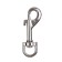 Carabiner with a semicircular base, 6.5 cm (eyeless width 1.4 cm)
