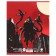 Notebook of 48 sheets in a cage, cardboard cover, gray sheets, spider-man
