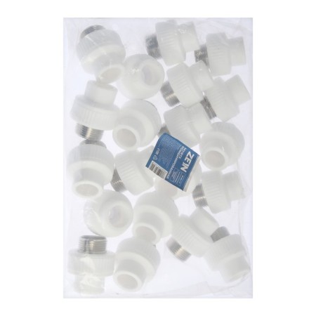 Combined Zein, polypropylene, external thread, d = 25 mm x 1 "-2