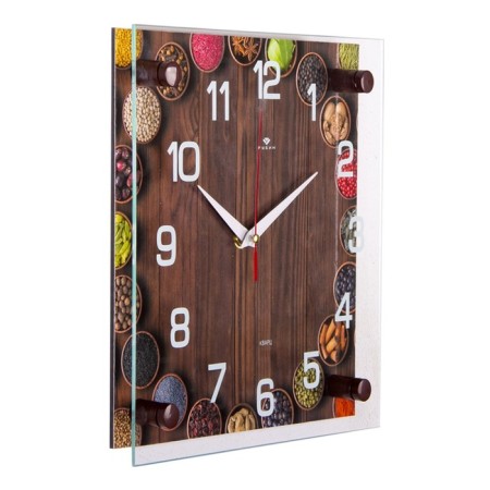 Wall clock: kitchen, "spices", 25 x 25 cm-1