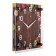 Wall clock: kitchen, "spices", 25 x 25 cm