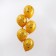 Latex ball 12 "Funny party", pastel, set 25 pcs., Color yellow
