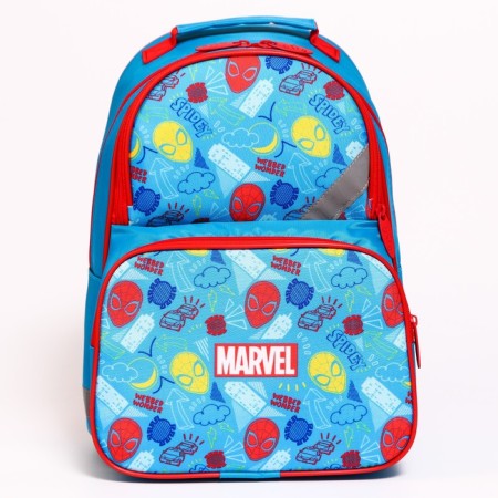 School backpack with an ergonomic back, 37x26x15 cm, Spider-Man-2