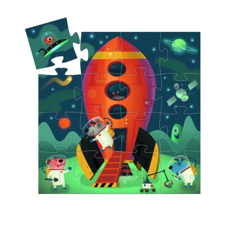 DJeco Puzzle "Rocket", 16 elements