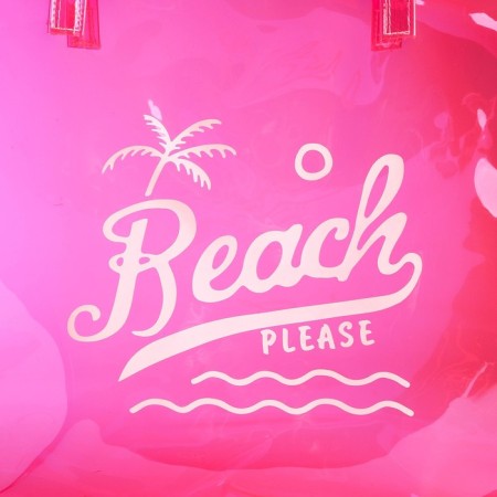 Bag Women's Beach Beach Please, 50x35x11 cm, pink color-7