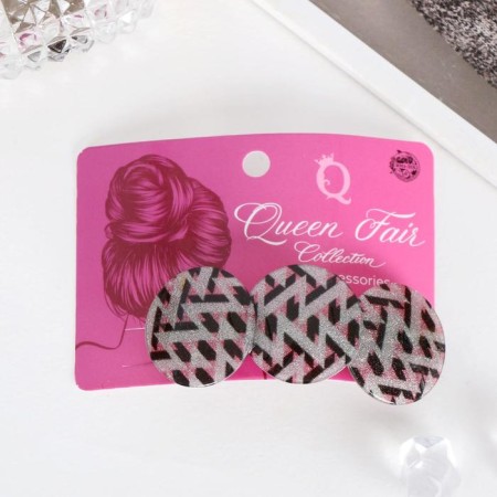 Hair hair clip "Element" Geometry, 8 cm, mix-2