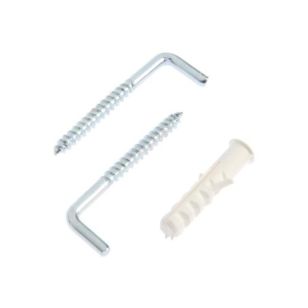 Expitable dowel "bison" polyprop., 6x30, type "euro", with 4x45 mm screw-crook, 200 pcs.