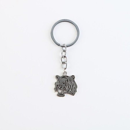 Metallic key keychain "Real man", 7 x 3 cm-1