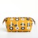 Lightning cosmetic bag, yellow color