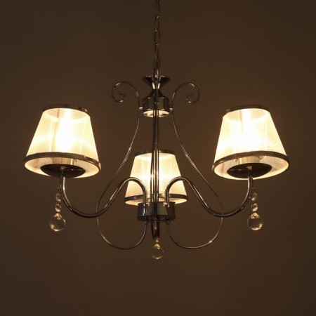 Chandelier 2425/3 E27 40W chrome 52x52x32-60 cm Bayerlux-3