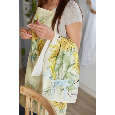 Towel "Ethel" sun flowers 40x73 cm, 100% cotton, sarzha 190 g/m2-1