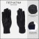 Gloves are female, dimensionless, with insulation, black color