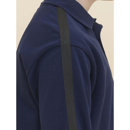 Polo for a boy with a long sleeve Pelican, height 140 cm, dark blue color-6
