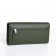 Women's wallet on magnet, green color