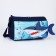 Children's sports bag for the boy "Shark", 40x21x24cm, blue color