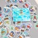 Stickers for creativity "Snow balls" embossing silver set 48 pcs 9x7x0.8 cm