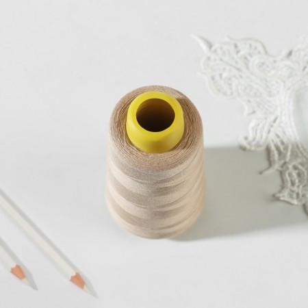 Threads 40/2, 3000 yard, beige color-2