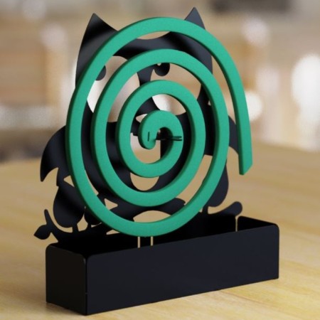 704-206b stand for spirals from mosquitoes and incense 704-206b 0.8x16x18 cm-1