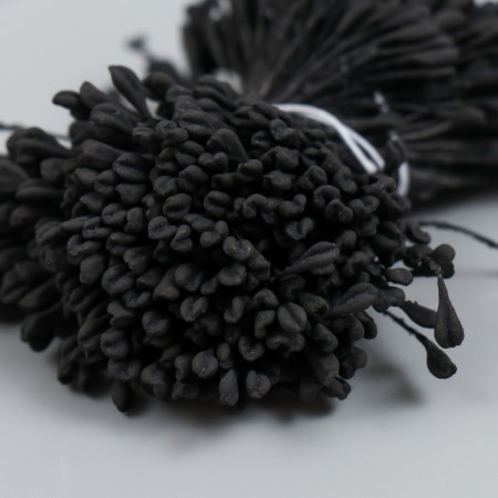 Stream for flowers "black" set 360 pcs length 6 cm-2