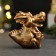 The figure "Dragon wishes profit" bronze, 5x4x4cm
