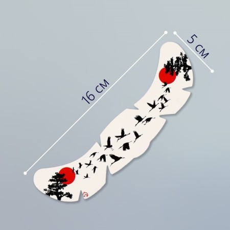 Tattoo on the body color "Freckle. Storks" 16x5 cm-1