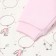 Body with a long sleeve, pink/hares color, height 80
