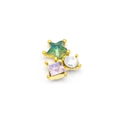 Metal fittings Pole "Green Star", 4 pcs