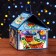 Gift box "Masquerade" 16 x 16 x22 cm