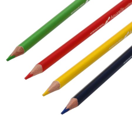 Pencils of watercolor 18 colors BrunovisConti Aquarelle, three -sided-7