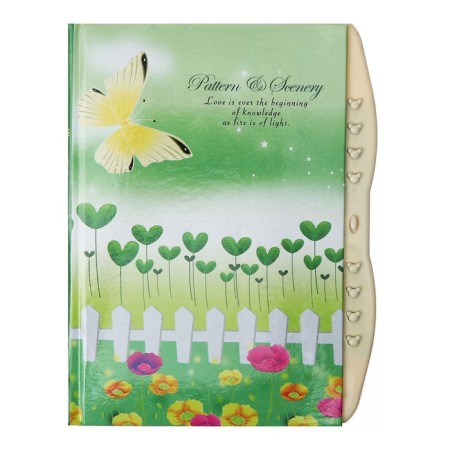 Notebook Gift Book on the castle, A6+, 48 sheets, line, "Butterfly", mix-4
