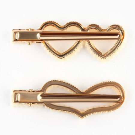 Hair clips "You are beautiful", 2 pcs, 7 x 2.5 cm-1