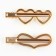 Hair clips "You are beautiful", 2 pcs, 7 x 2.5 cm