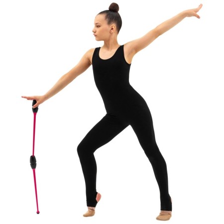 Bulavs for rhythmic gymnastics inserted Grace Dance, 41 cm, black/pink color-5